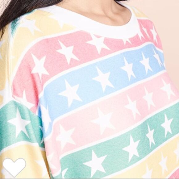 NWT Wildfox Stellar Stripe Roadtrip Sweatshirt - Picture 9 of 10